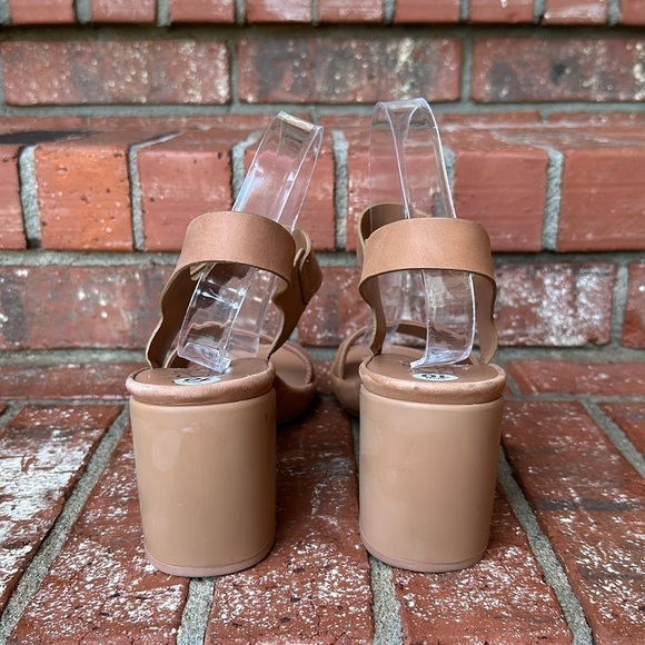 Naturalizer Genn-Rise Heeled Sandal Women's Sandal in Cookie Dough Size 10 - Picture 4 of 7